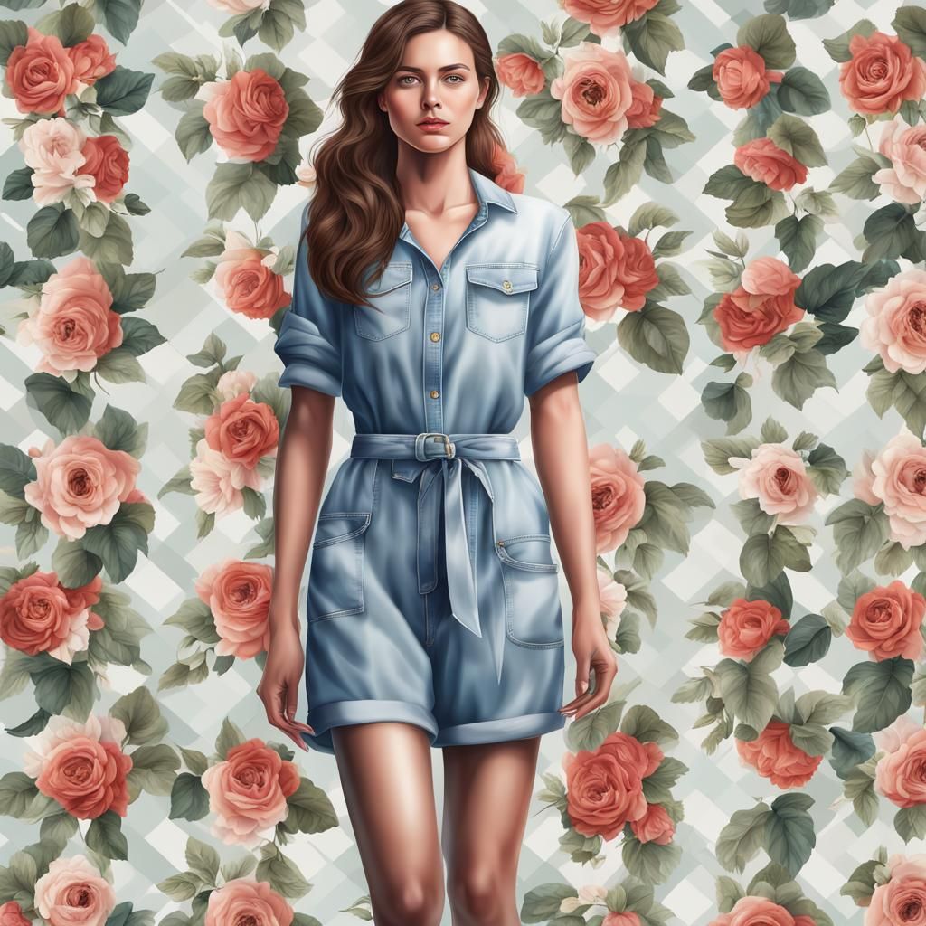 Photorealistic Portrait of a Beautiful Young Woman