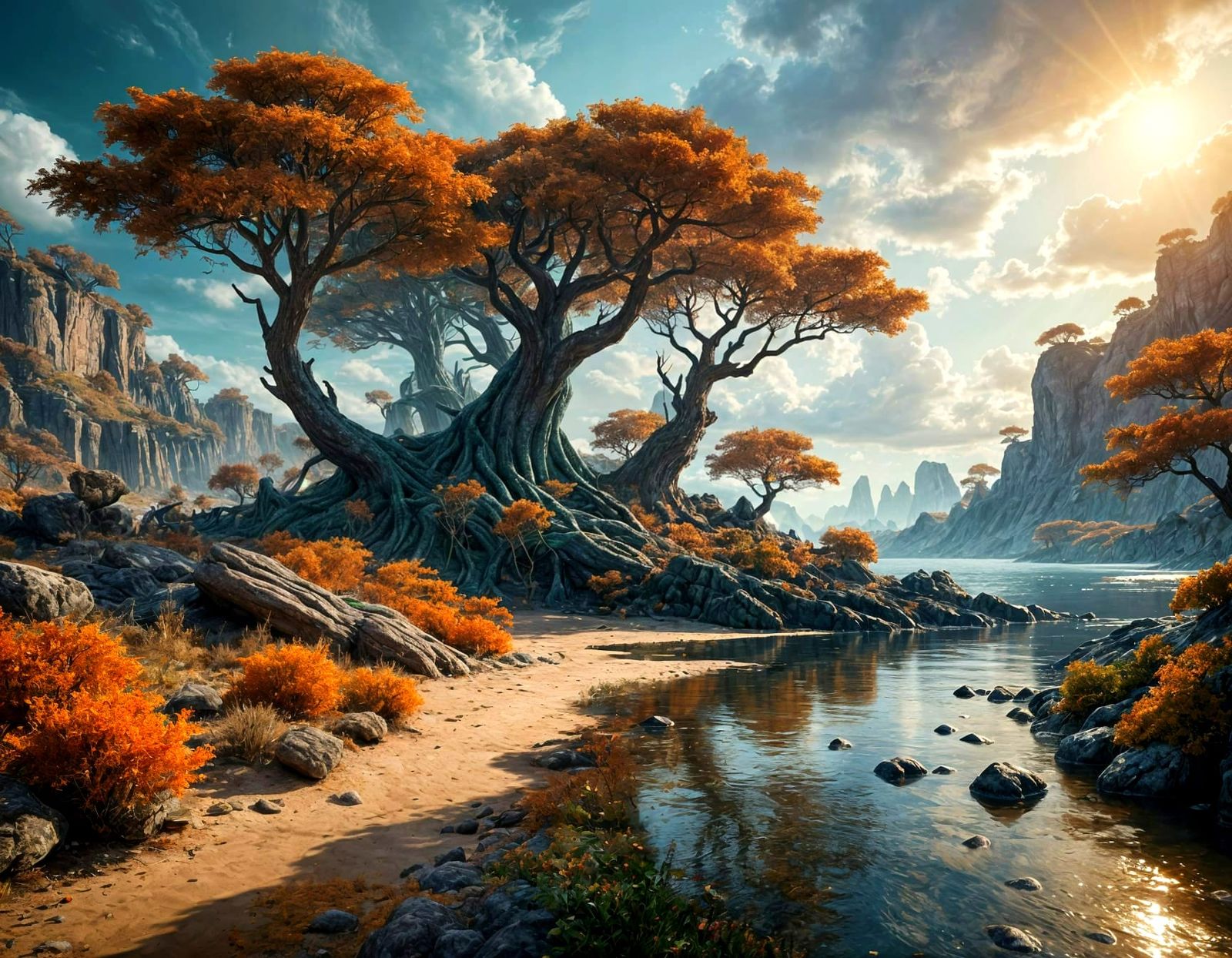 Autumn on an Alien Planet