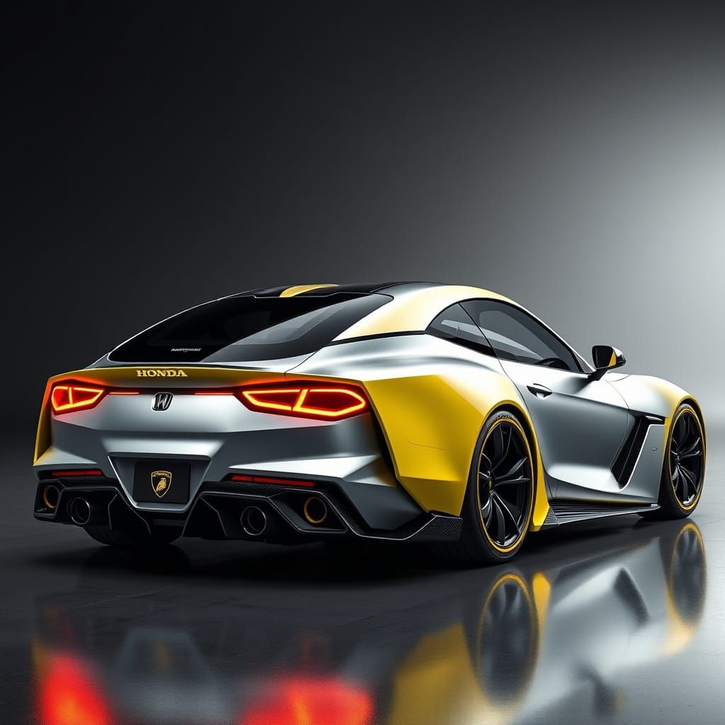 Futuristic Honda S2000 Concept by Lamborghini