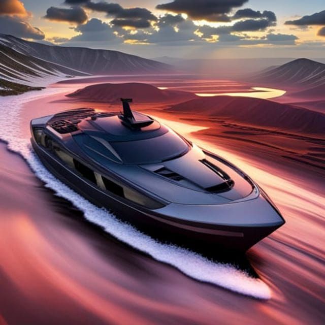 Epic Red Dragon Mountainscape in Detailed Landscape Painting