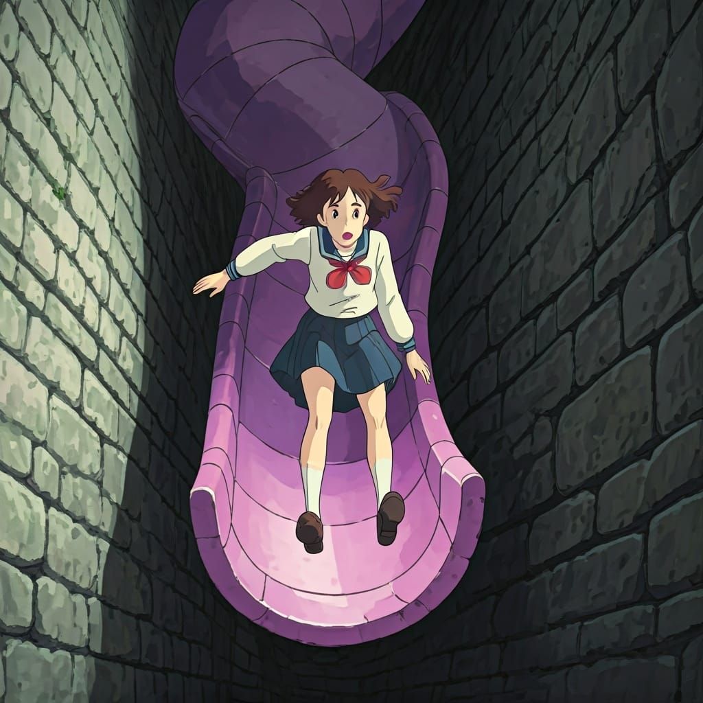 Shizuku Slides: Ghibli-Inspired Watercolor Animation