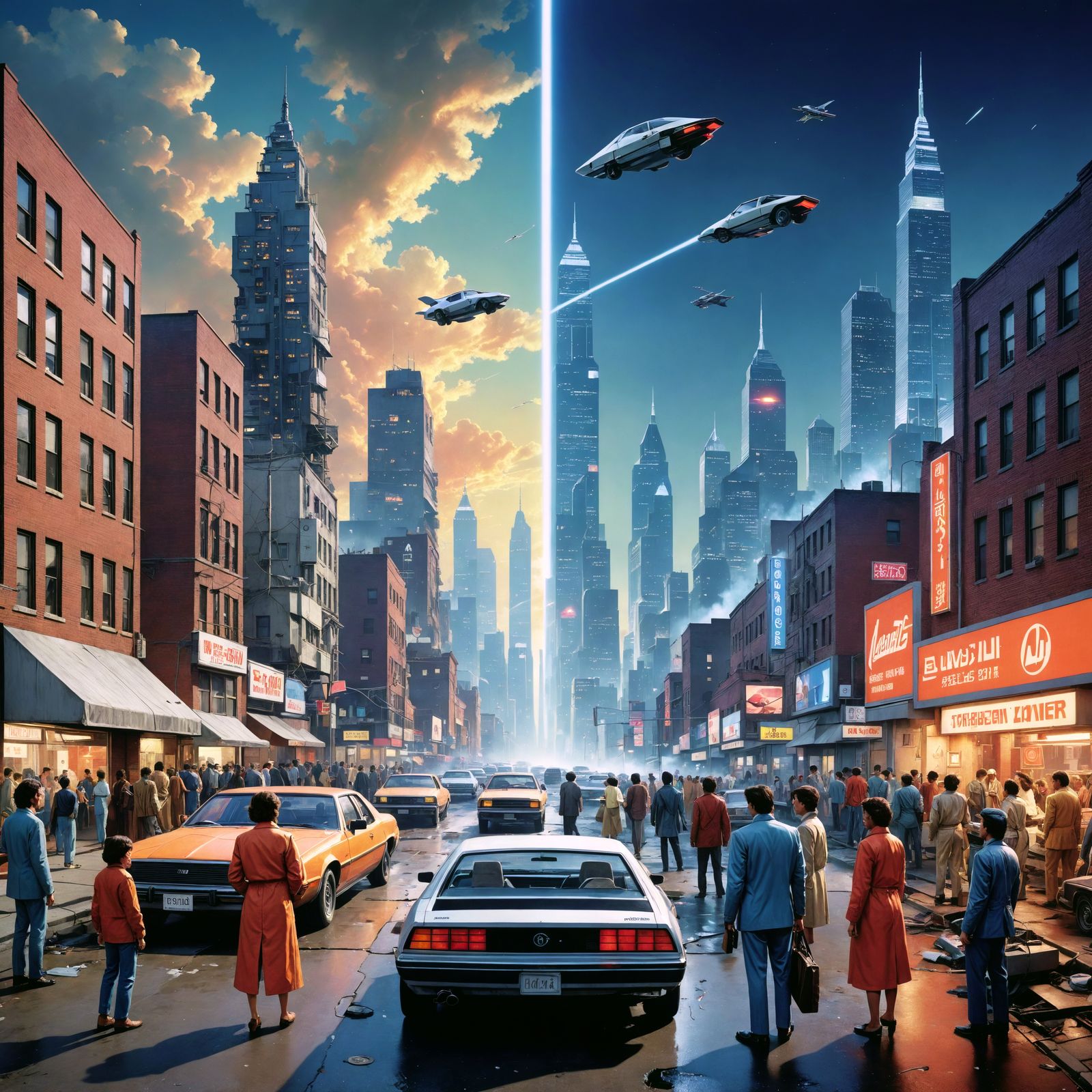 Contrasting Visions: 1984 Meets a Futuristic 2084