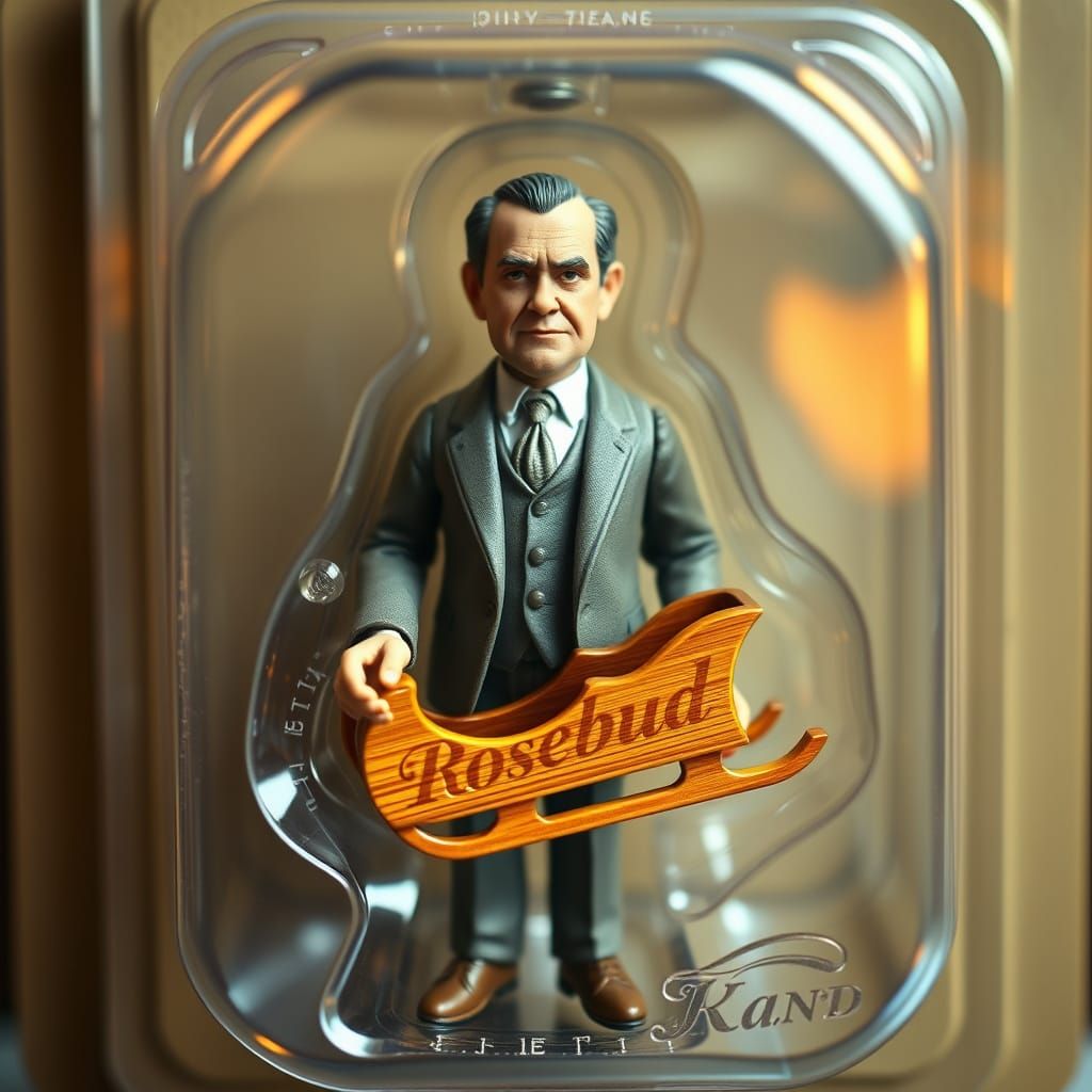Vintage-Inspired Citizen Kane Action Figure in Nostalgic Ret...