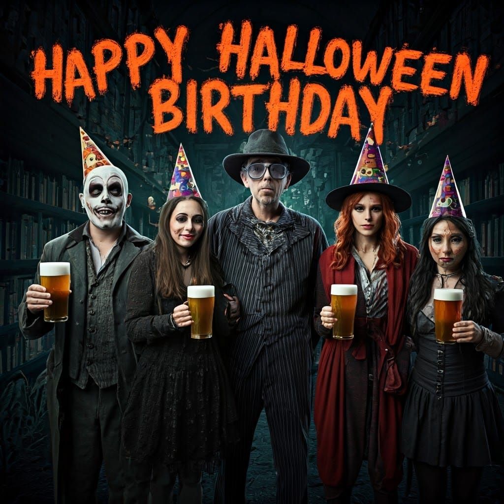 Tim Burton Style Halloween Birthday Party