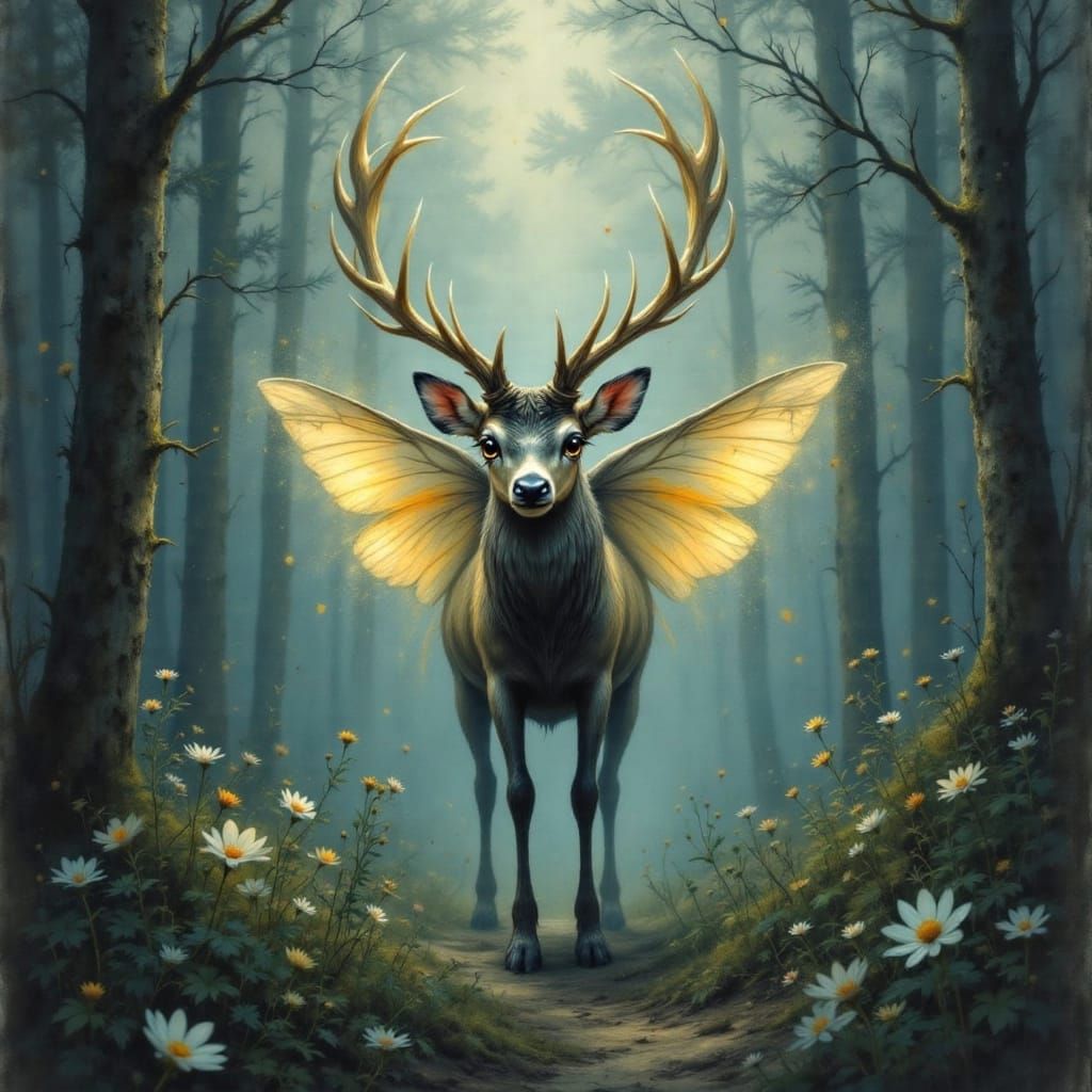 Moth-Deer Hybrid