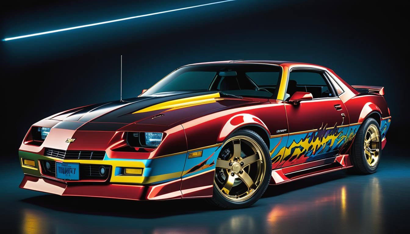Camaro in Pop Art Style