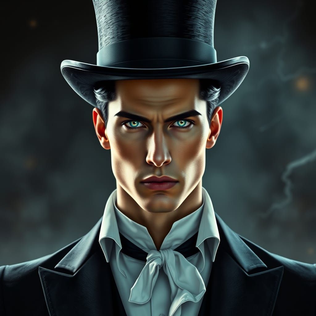 Ethereal Dark Fantasy Emperor in Hyperrealist Style