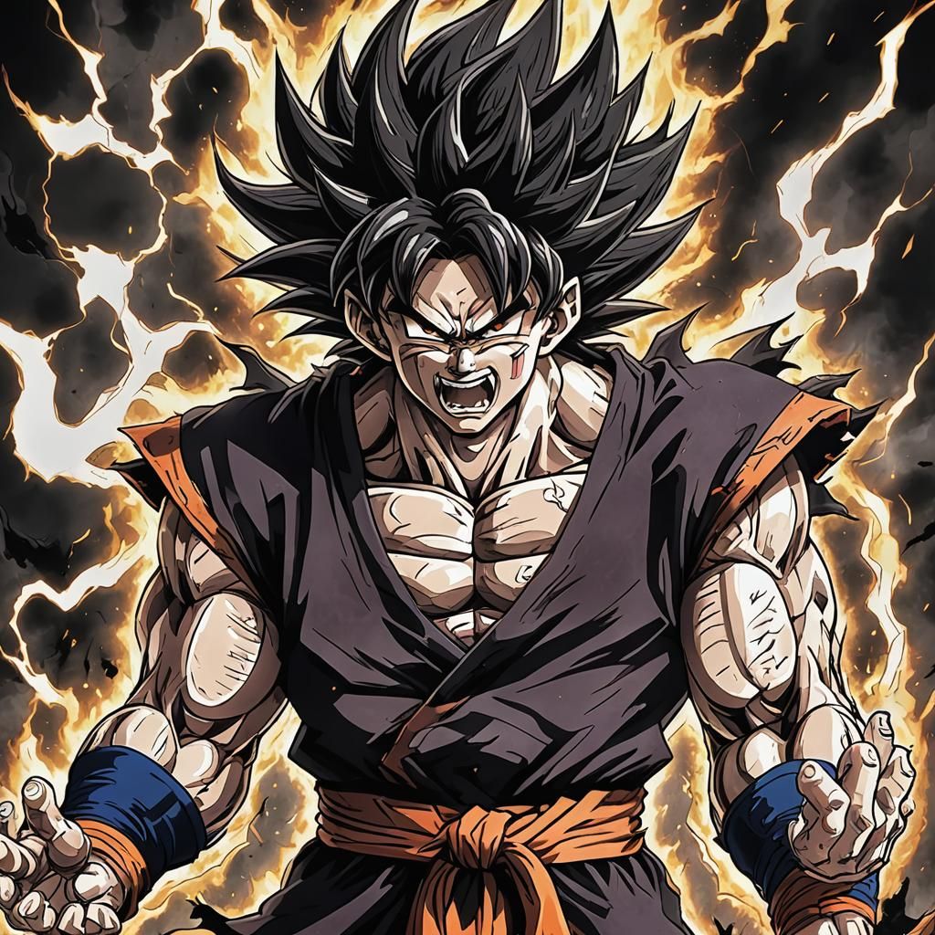 Demonic Goku: A Dark Transformation