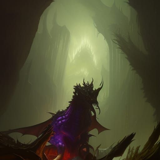 Mushroom Elemental in Dark Fantasy Style