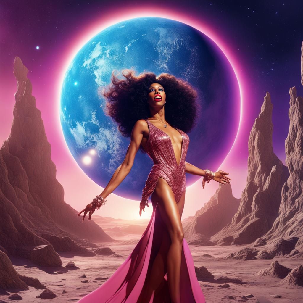 Disco Diva Donna Summer Moon Performance