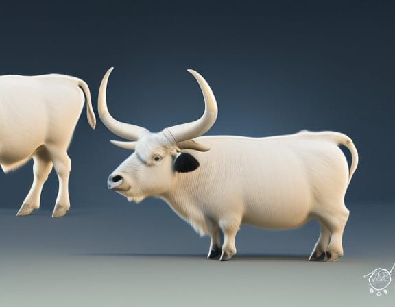 white buffalo and a white buffalo calf Pixar, Disney, concep...