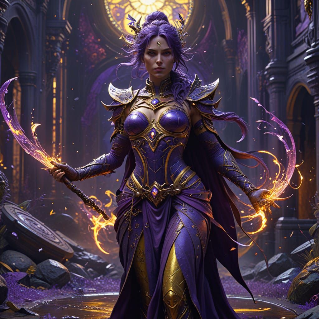 Chaos Goddess in Dark Fantasy Art