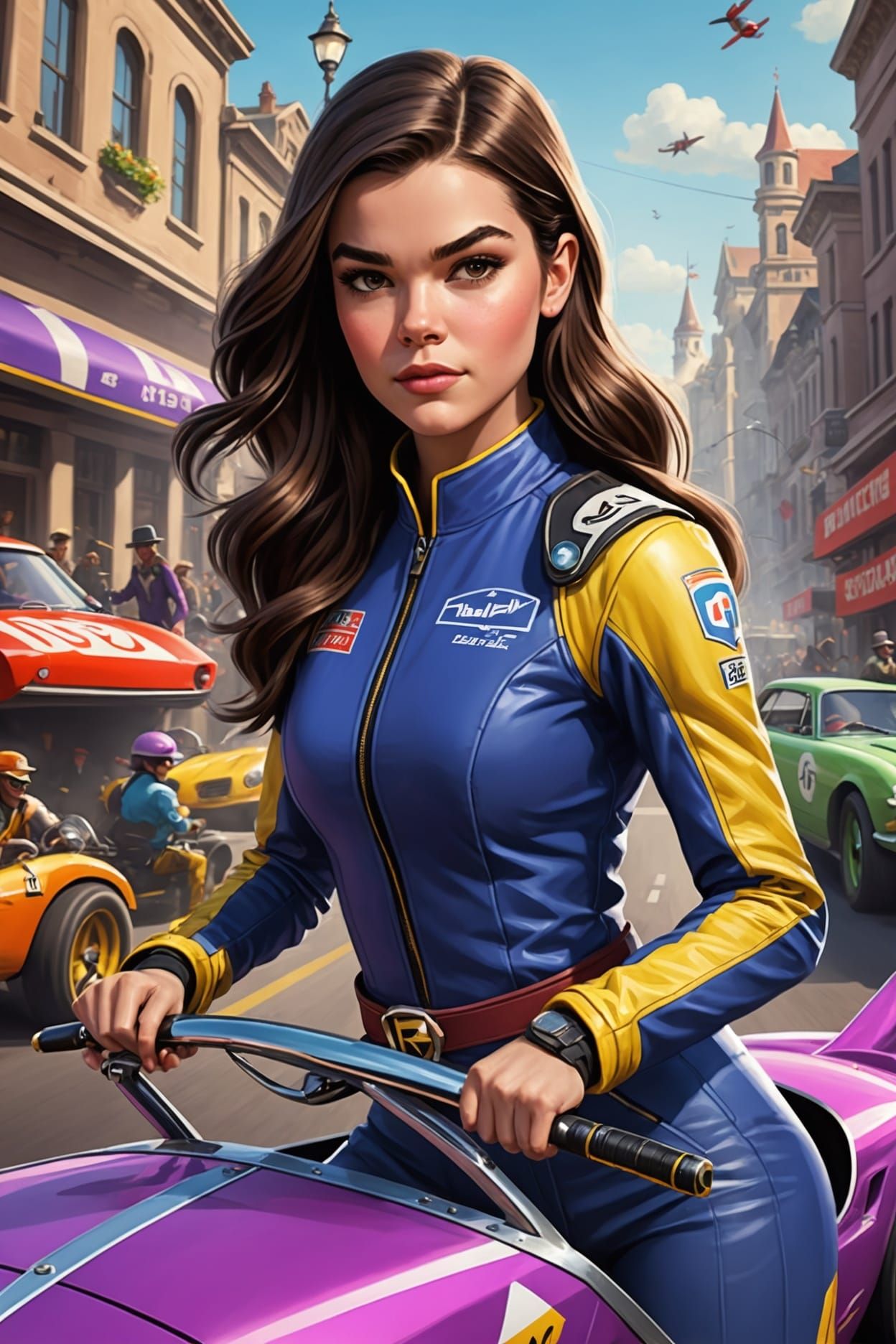 Hailee Steinfeld as Penelope Pitstop in Wacky Races