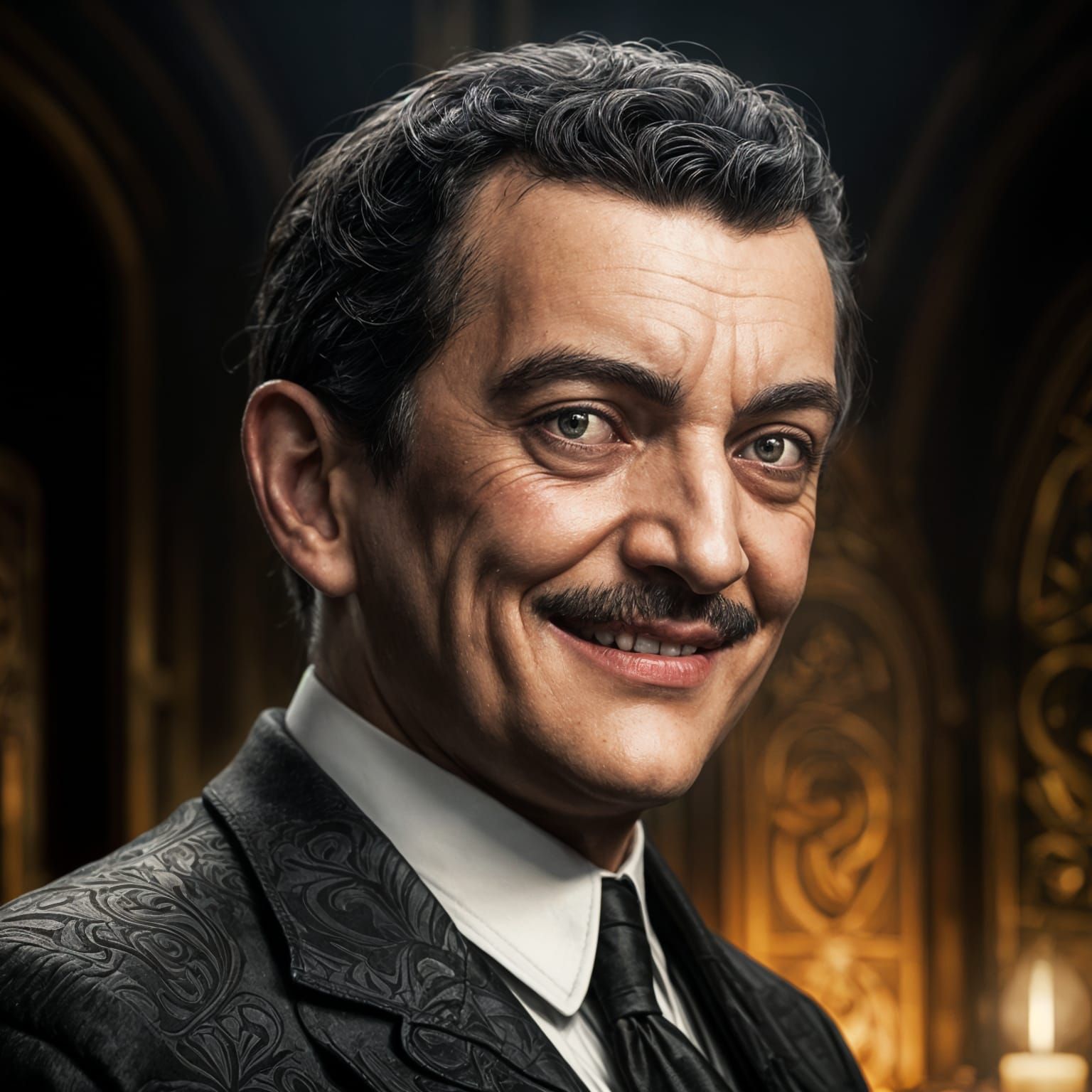 Gomez Addams Based on Antonio Banderas