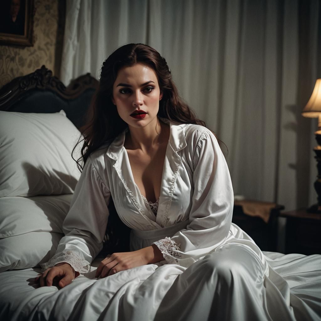 Vampire's Kiss: A Cinematic Bedroom Scene