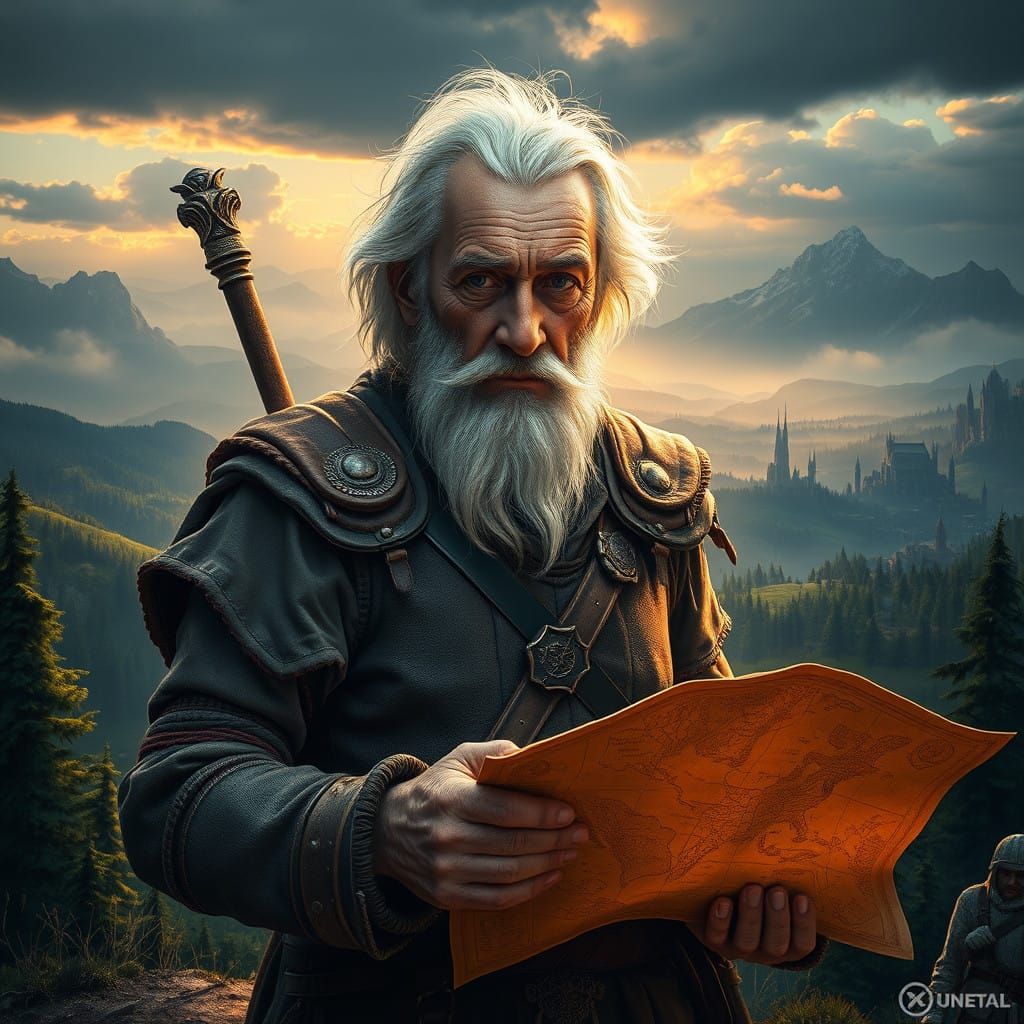 Elderly Adventurer Embarks on Mystical Journey Through Encha...