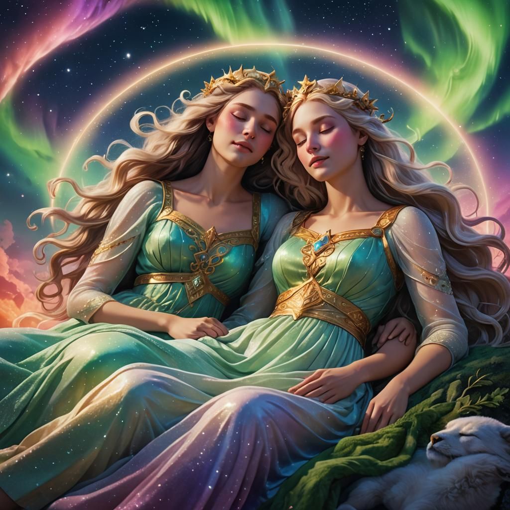 Sleeping goddesses