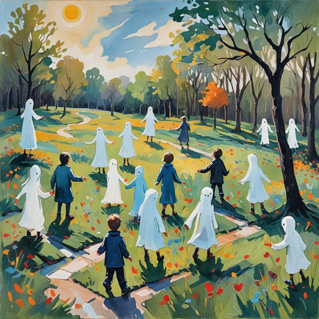 Dreamy Gouache Painting of a Book Page