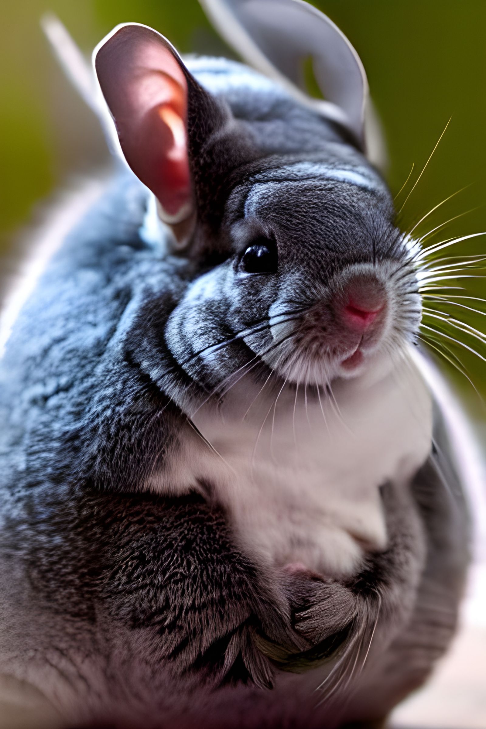 Chinchilla Family Portrait: National Geographic Style