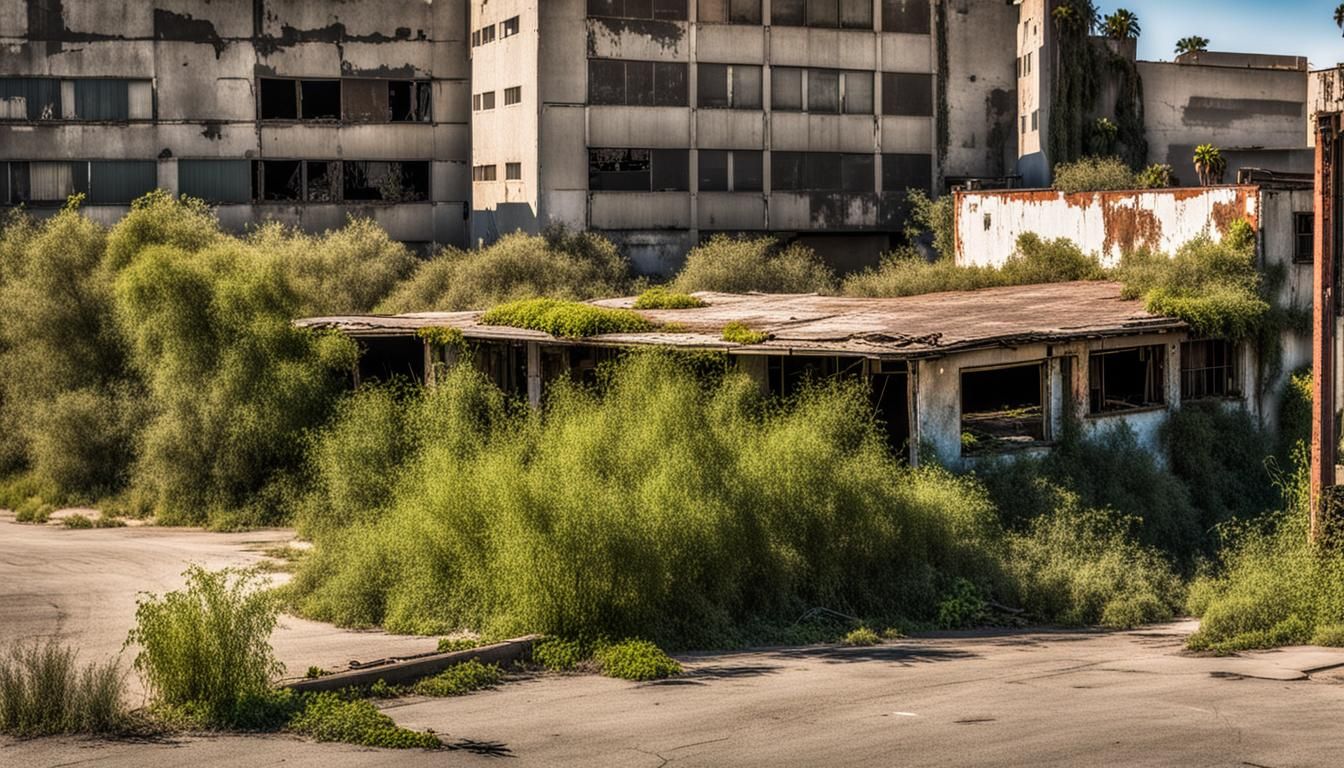Post-Apocalyptic Los Angeles: Ruined and Deserted