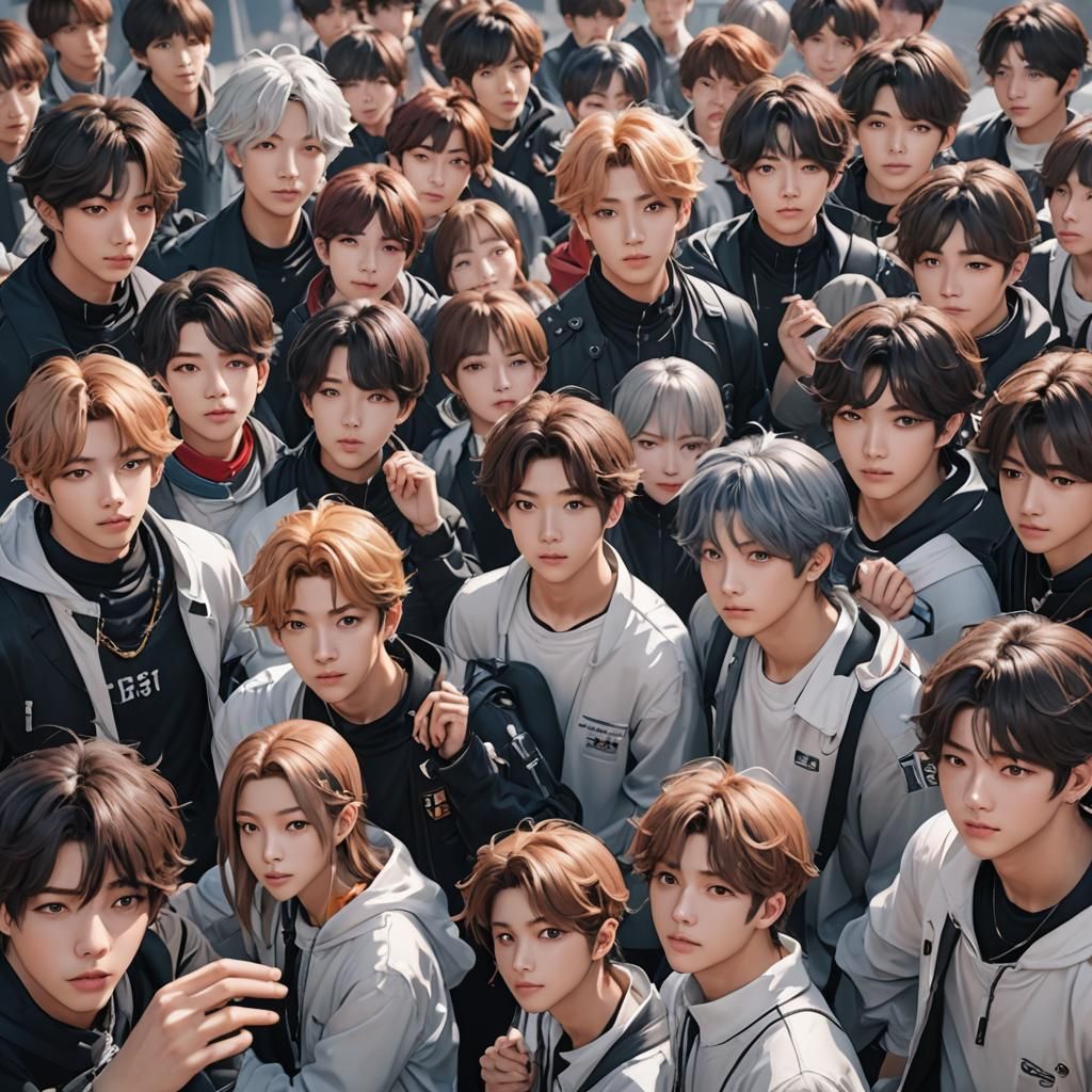 Detailed 3D Anime Art Inspired by WLOP