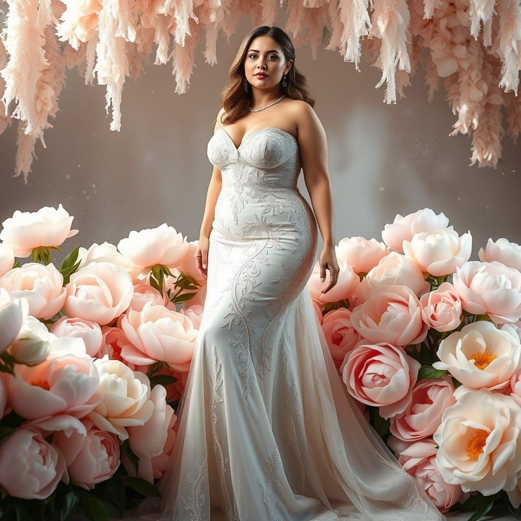 Surreal Fashion Goddess in Digital Art