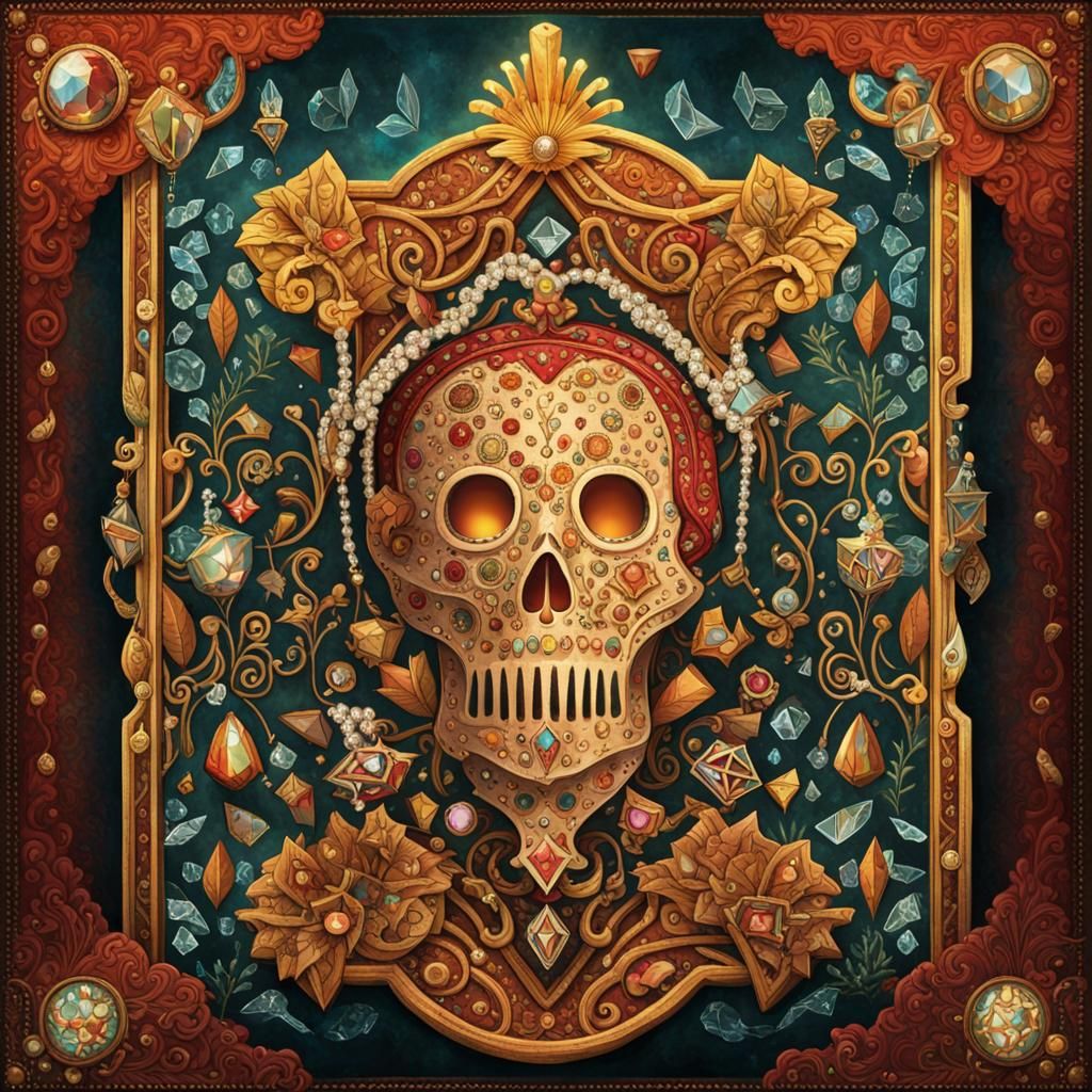 Mystical Diamond Book of Life Cover