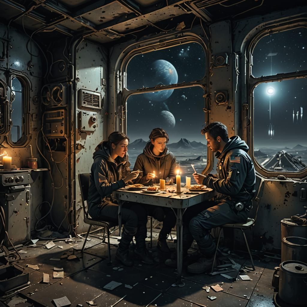 Romantic Dinner in Derelict Space Station