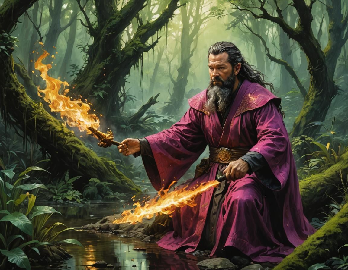 Theo North of Cragbury, looking for spell component's