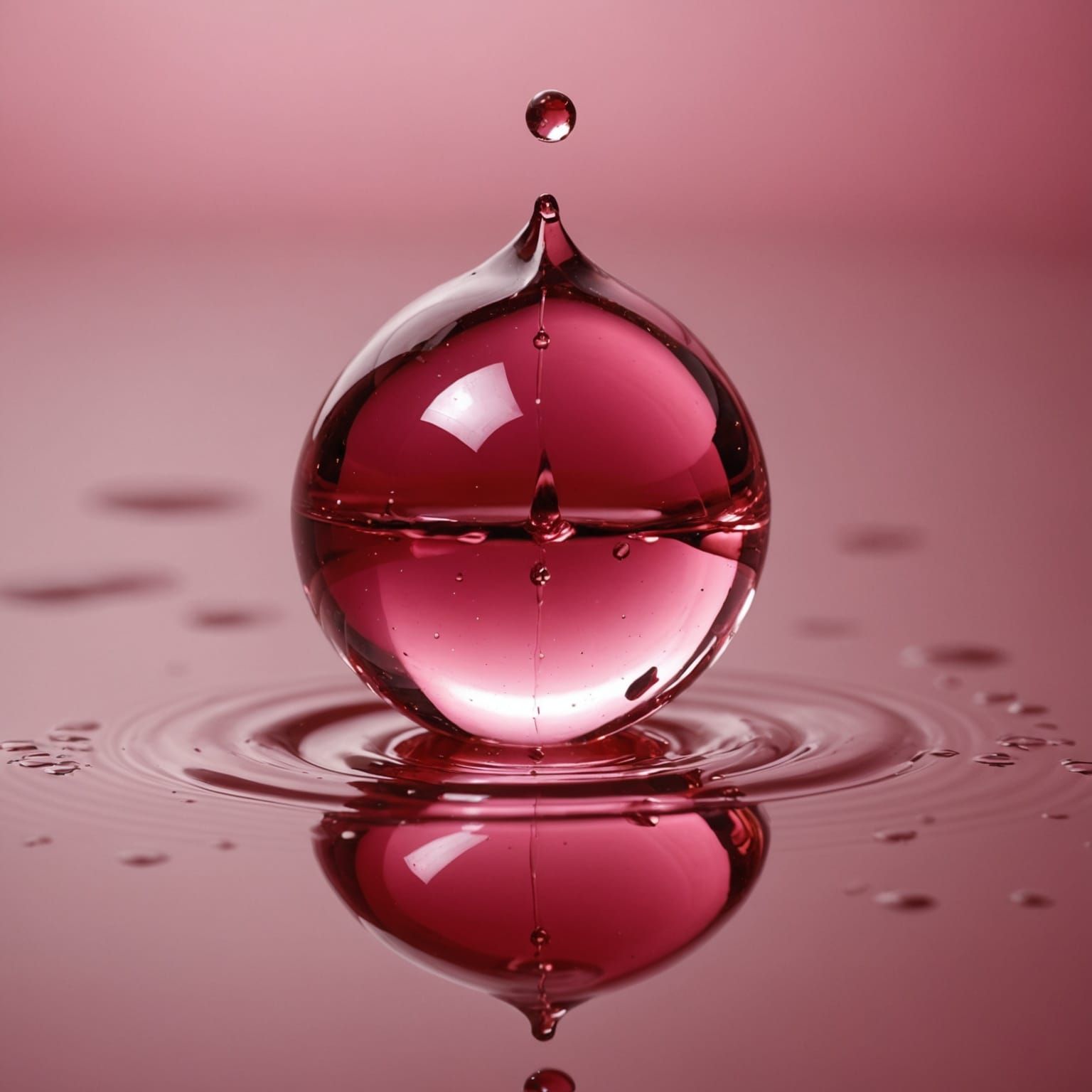 Warmth and Tenderness in Shimmering Golden Droplet