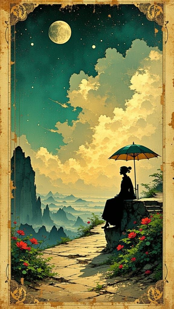 The World Tarot Card as Akimora Art