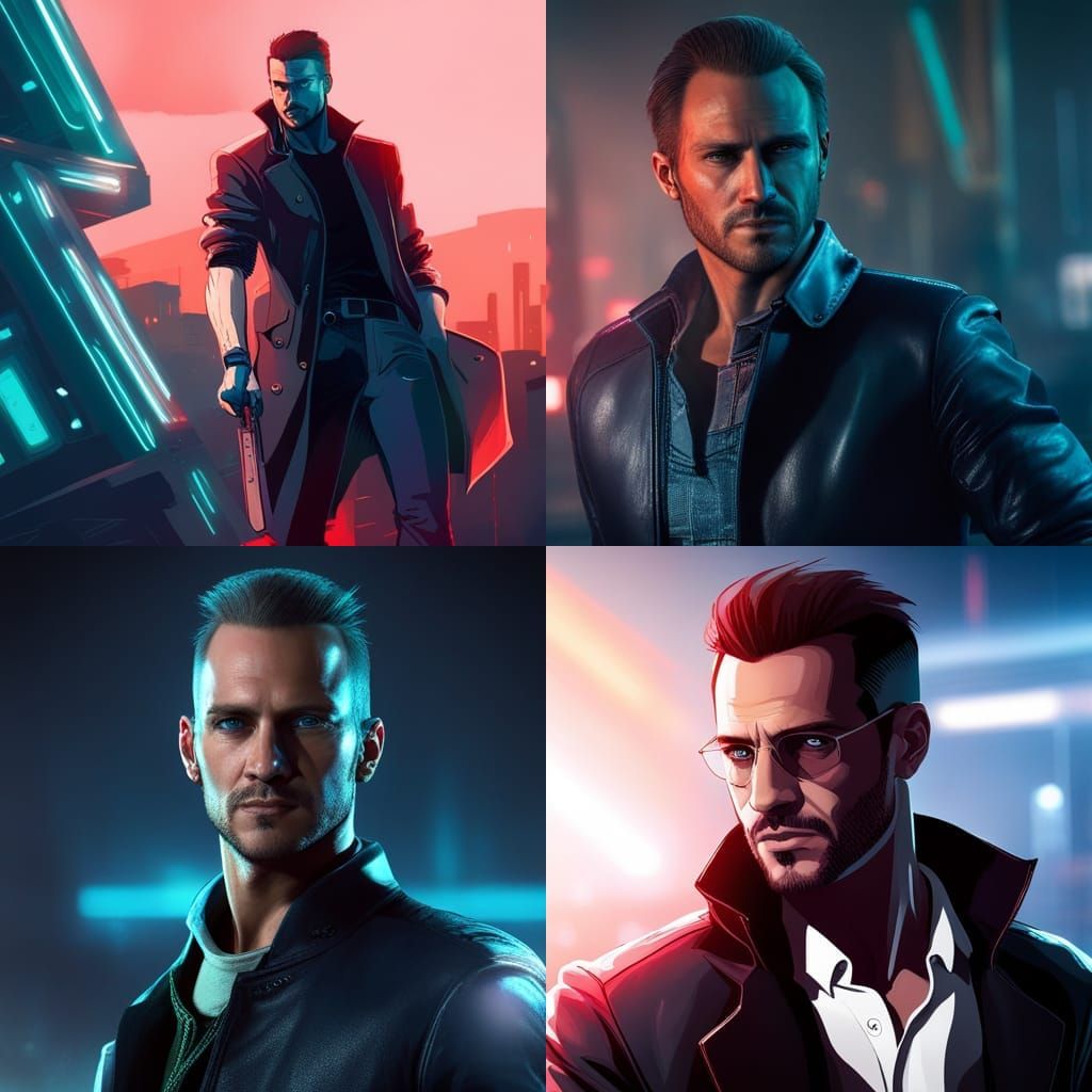 Cyberpunk Anti-Hero with Dark Matter Powers