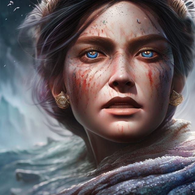 Medieval Batman Portrait in Oil Painting Style