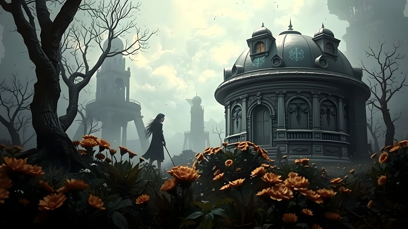 Post-Apocalyptic Fantasy Realm in Rich, Regal Colors
