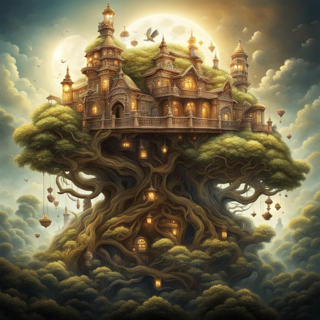 Fantasy Scene of Limitless Imagination