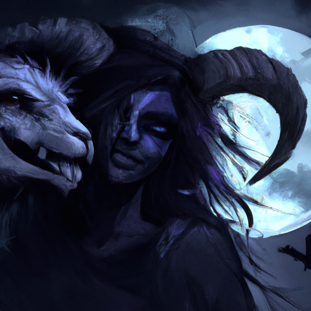 Post-Apocalyptic Raven Skull Portrait in Volumetric Lighting