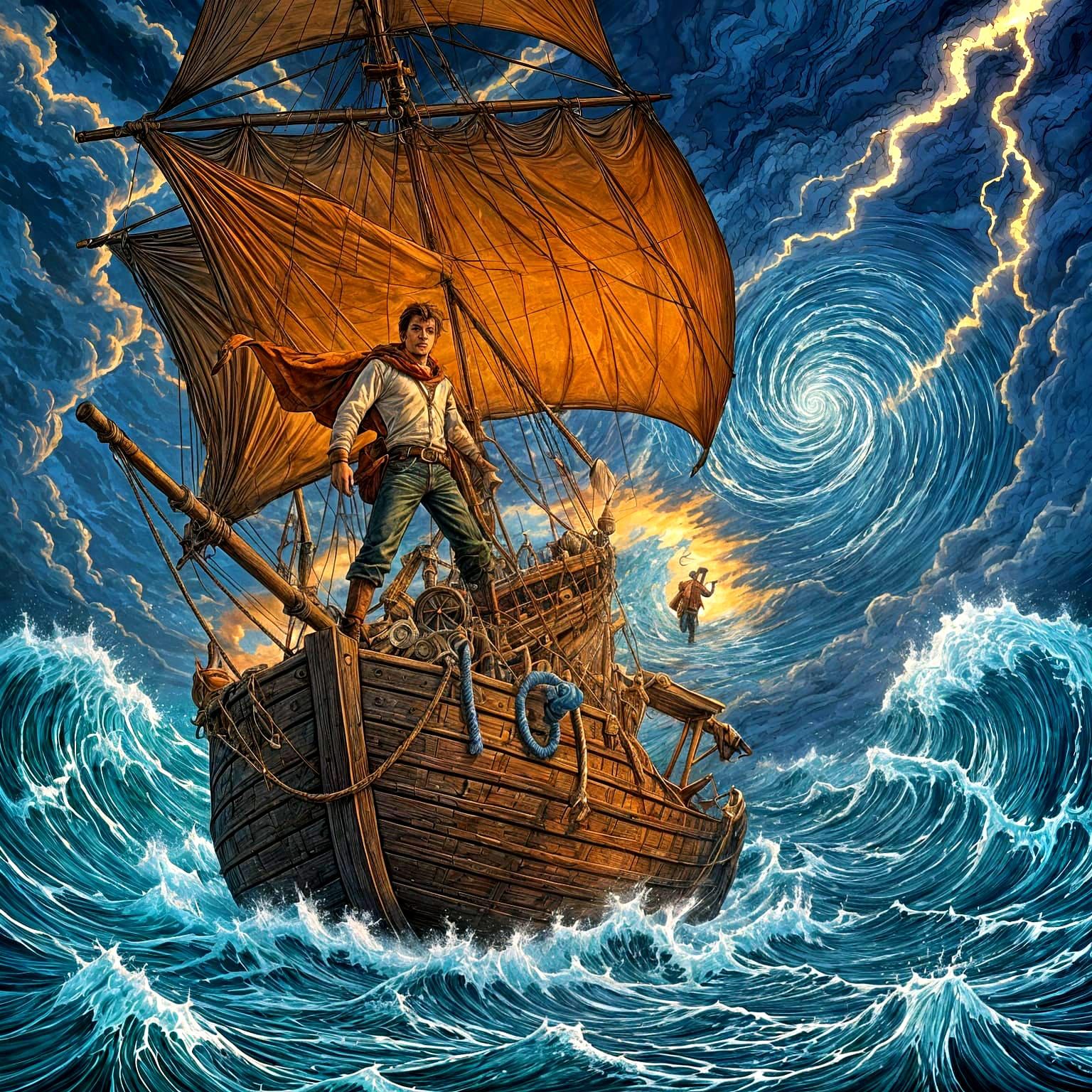 A sailor with only half a ship is like a ballet dancer with ...