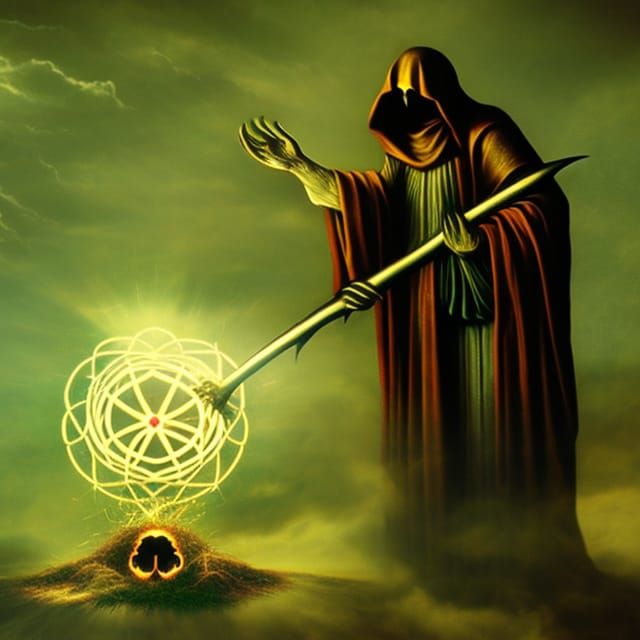 The Grim Reaper Planting the Seed of Life