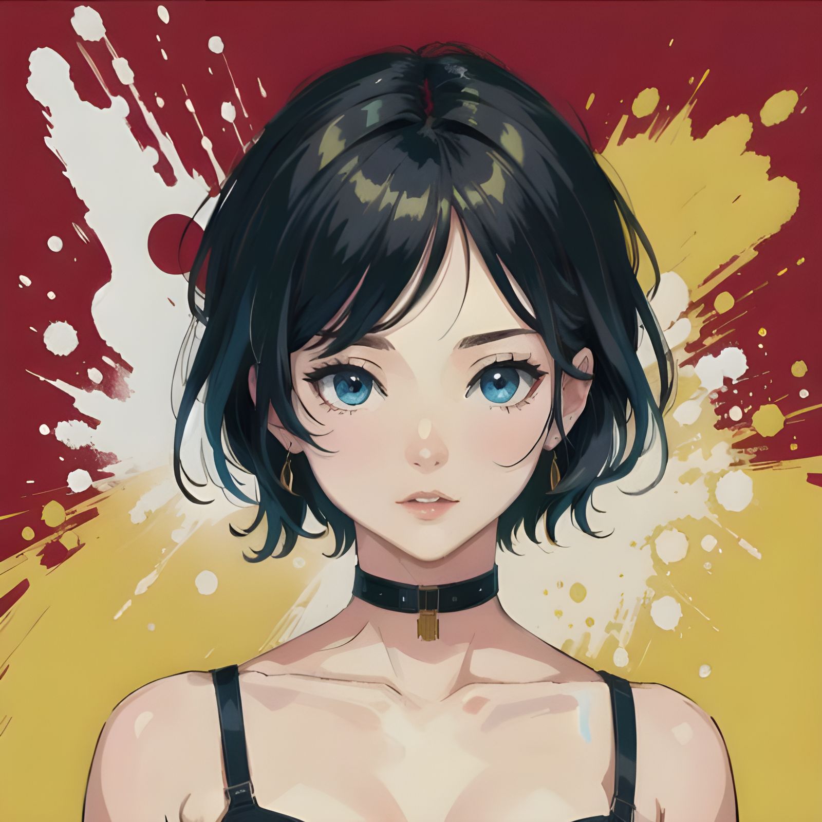 Abstract Painting of Everyday Life