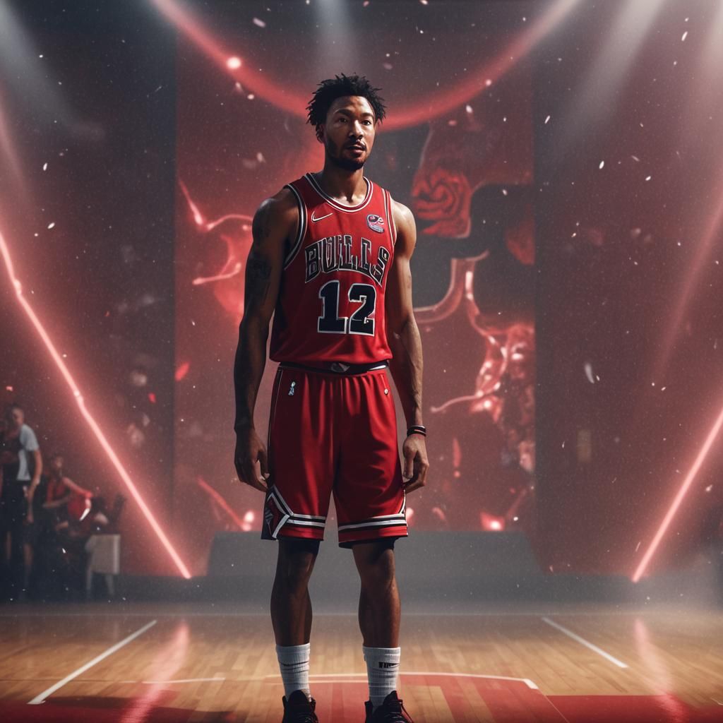 Derrick Rose Hall of Fame: 3D Rendered Masterpiece