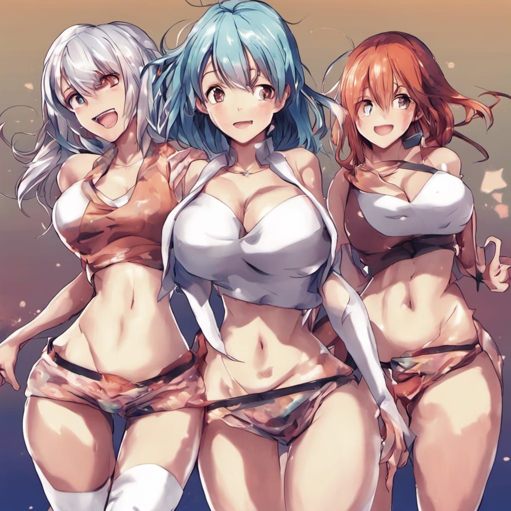 Anime Women in Manga Key Visual Style