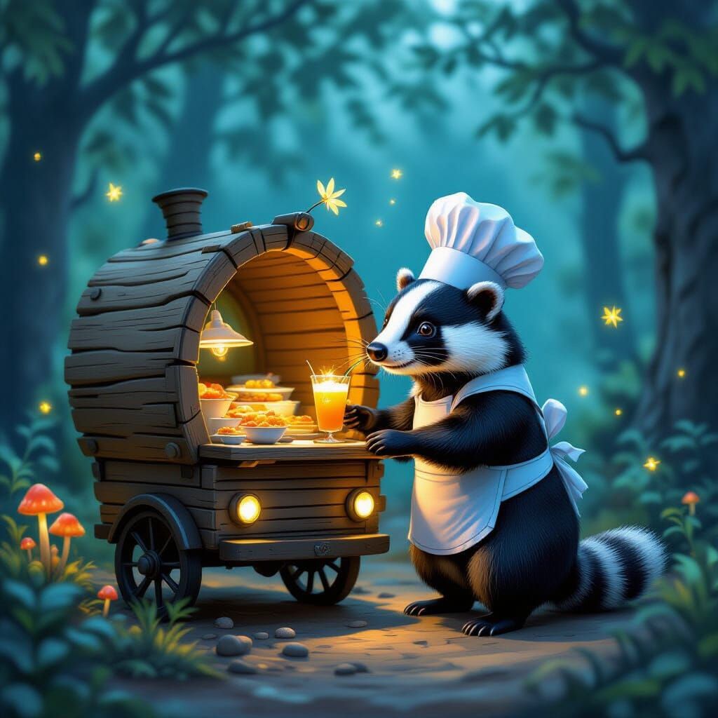 Badger Chef Serves Dewdrop Cocktails from Log Food Truck