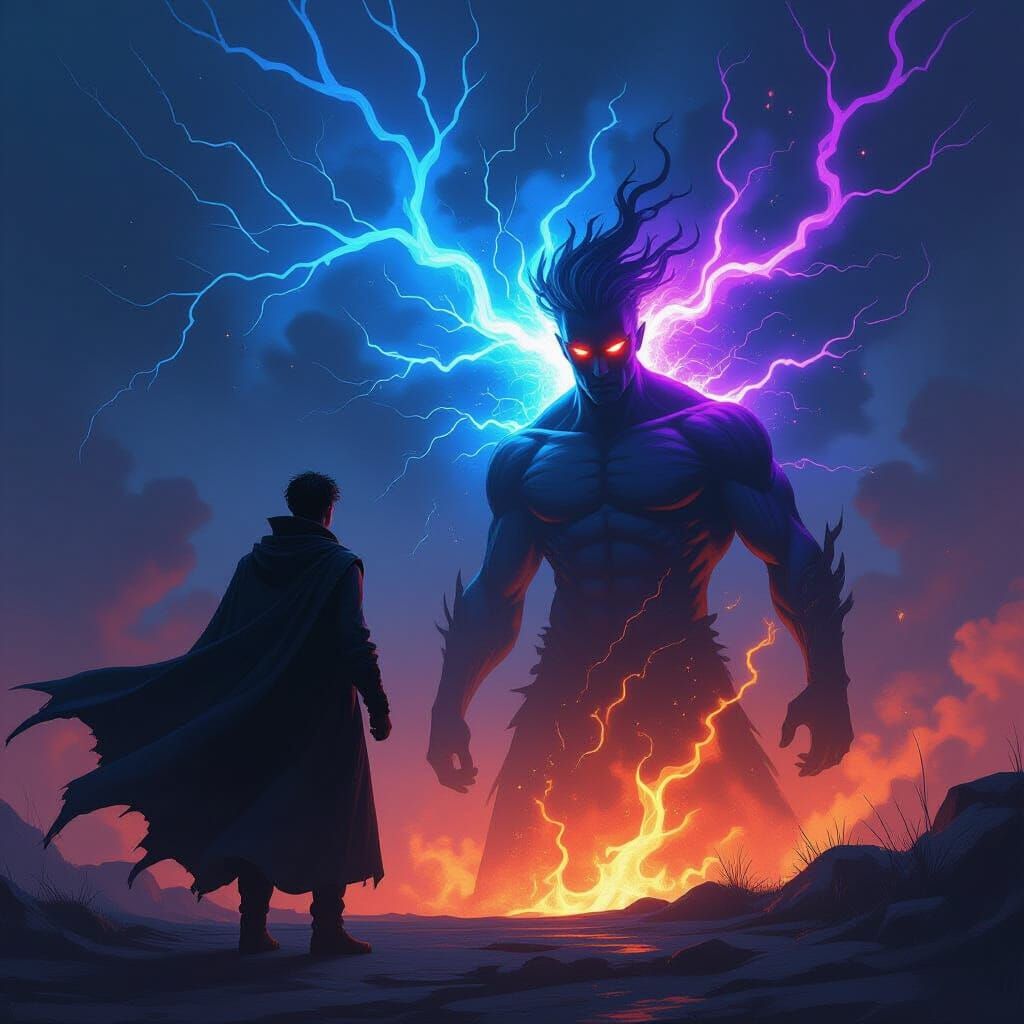 Inner Conflict and Unyielding Resolve in Dramatic Concept Ar...