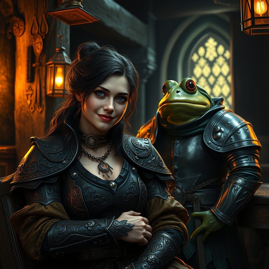 Rubens-Inspired Baroque Fantasy Concept Art: Female Bandit M...