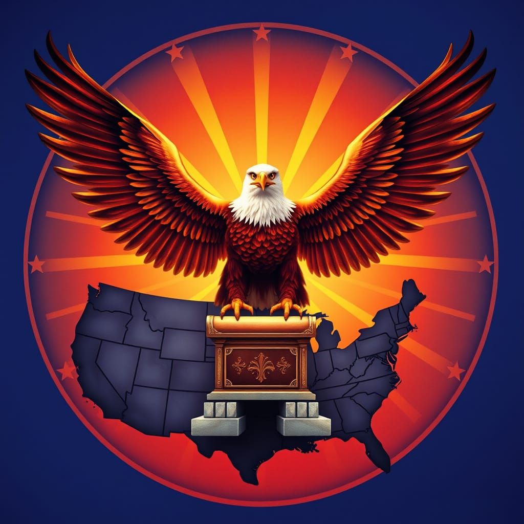 Eagle and Ark Logo with Covenant Symbolism