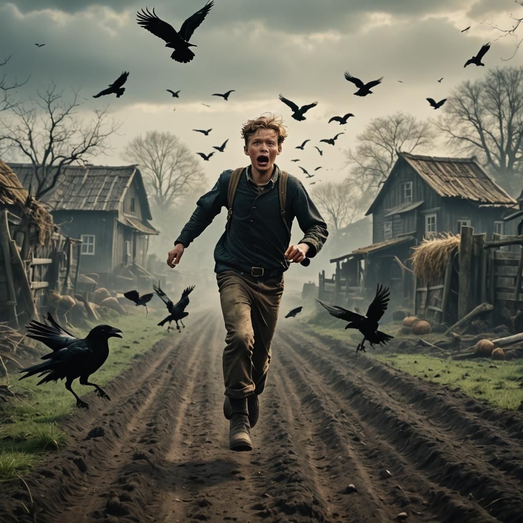 Panicked Dutch Boy Runs from Creepy Village