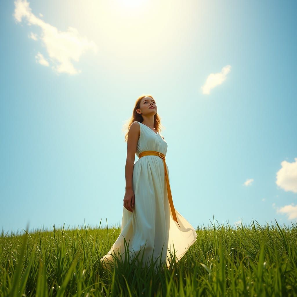 Believe in your future, the sun will shine brightly