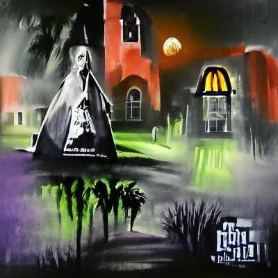 Gothic Film Noir Taco Bell Halloween