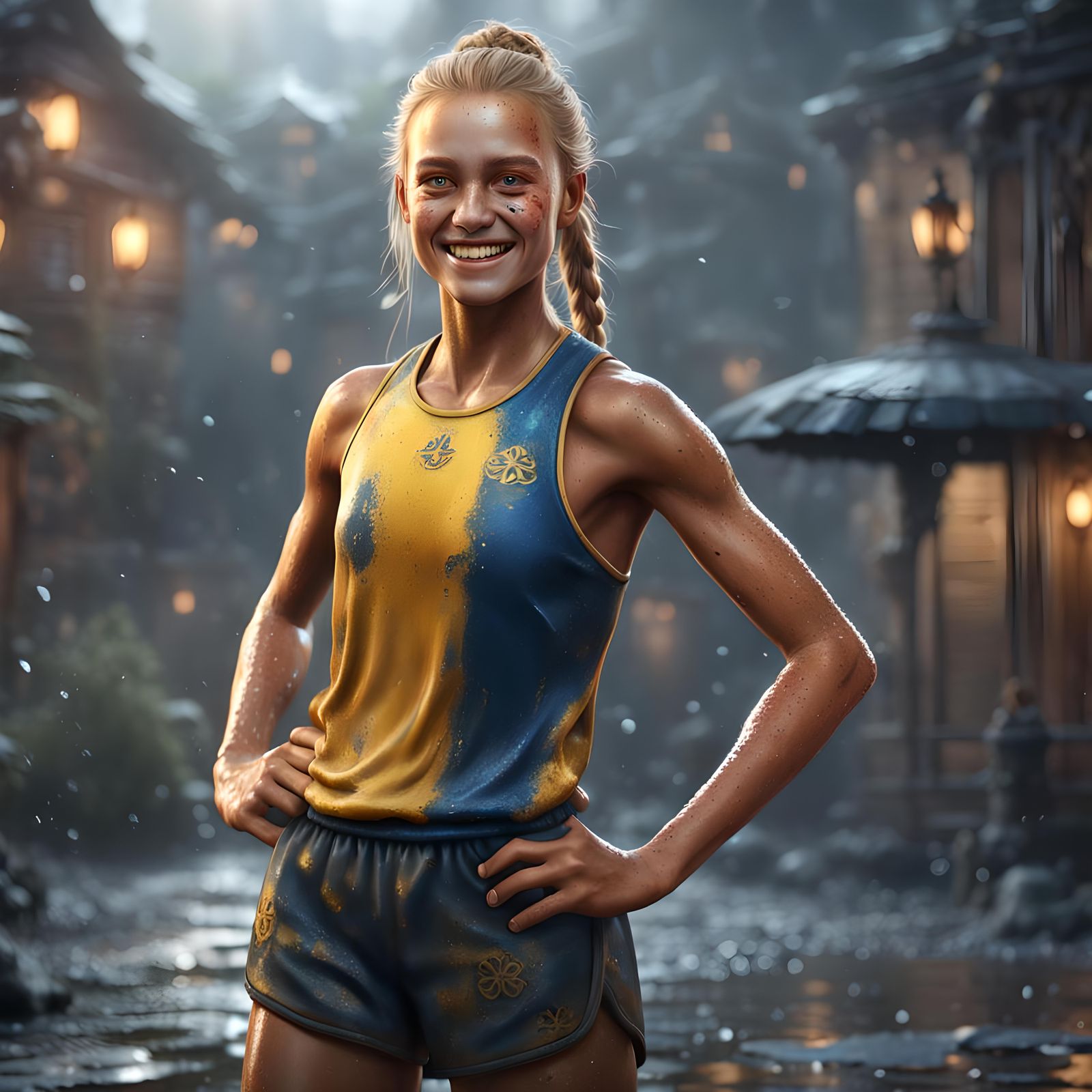 Photorealistic Portrait of a Swedish Girl in 4K
