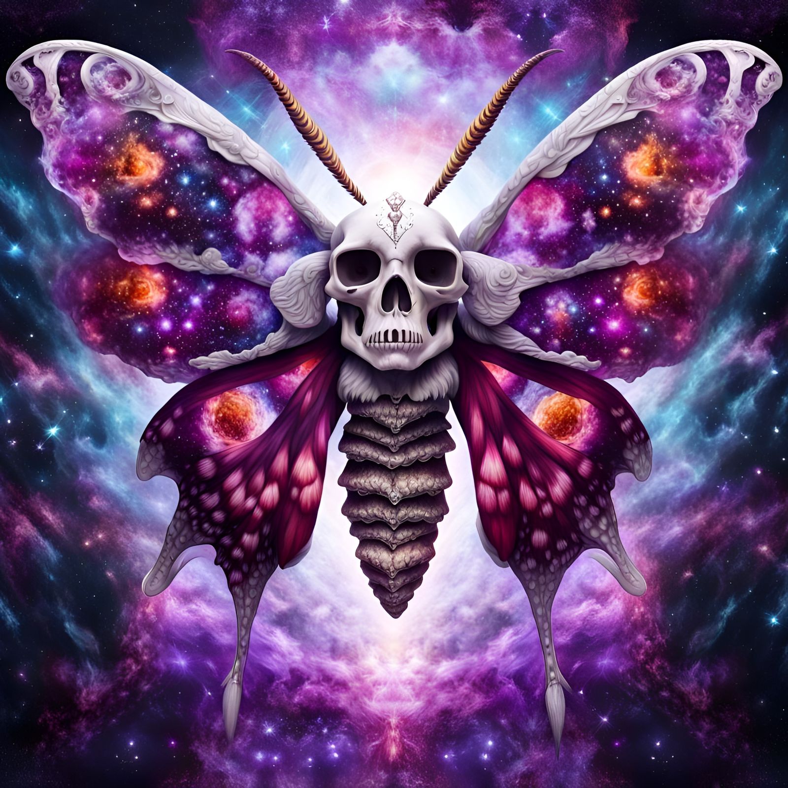 Cosmic Death Head Moth (Continued)